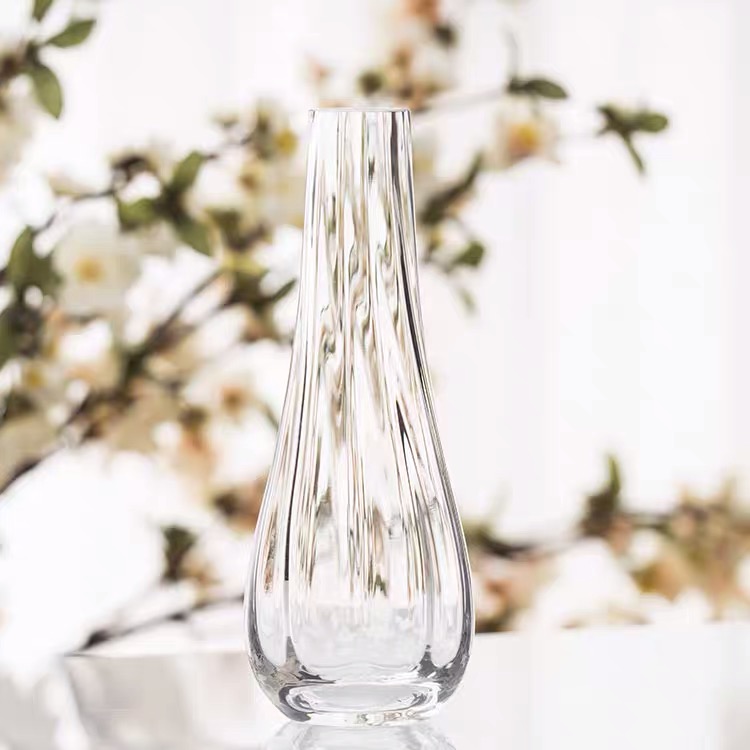 High quality glass vase household glass vase transparent glass tumbler
