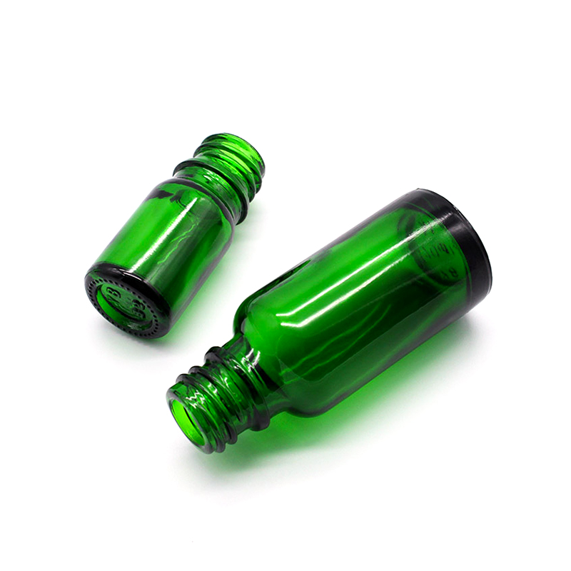 High quality green CBD Oil tinctures packaging testing vial frascos vidrio boston droplet glass child resistant dropper bottles