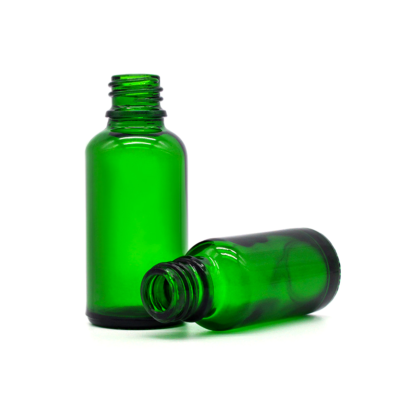 High quality green CBD Oil tinctures packaging testing vial frascos vidrio boston droplet glass child resistant dropper bottles