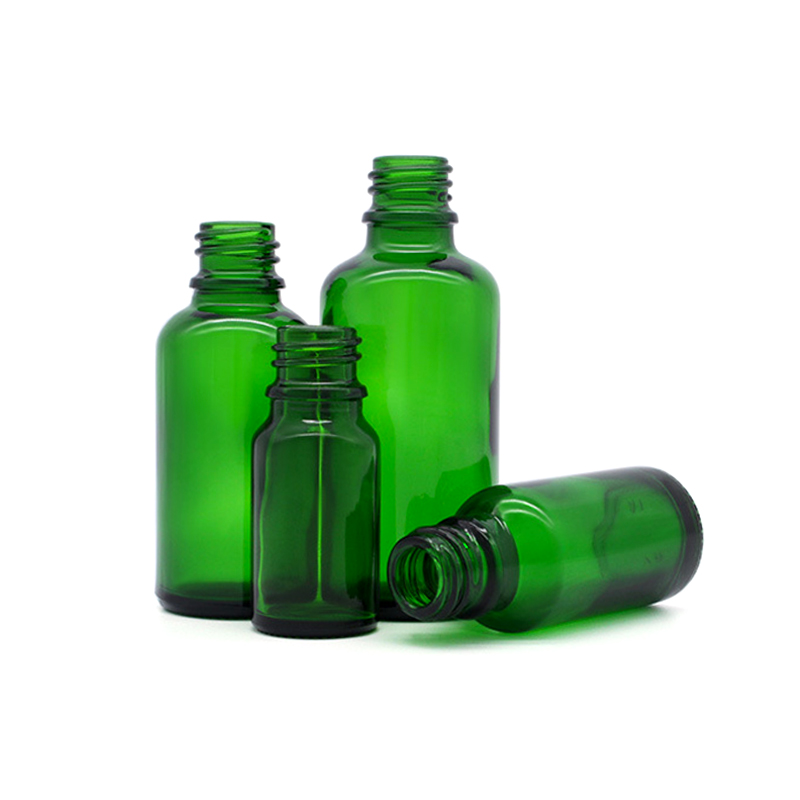 High quality green CBD Oil tinctures packaging testing vial frascos vidrio boston droplet glass child resistant dropper bottles