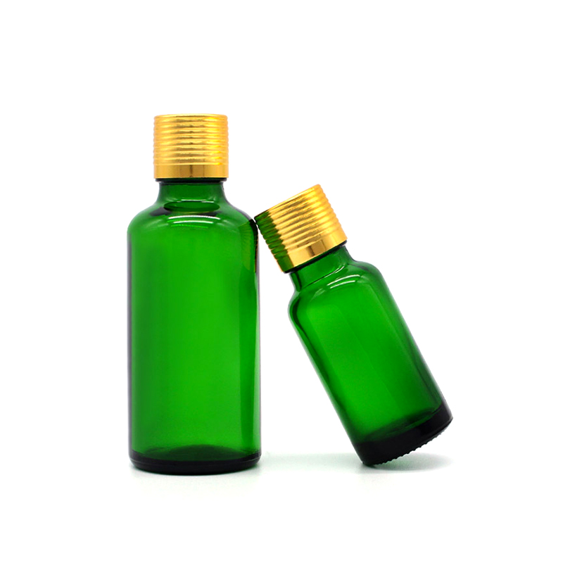 High quality green CBD Oil tinctures packaging testing vial frascos vidrio boston droplet glass child resistant dropper bottles