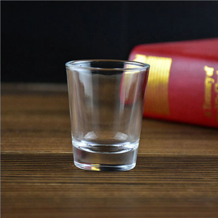High quality high white glass soju cup glass wine cup