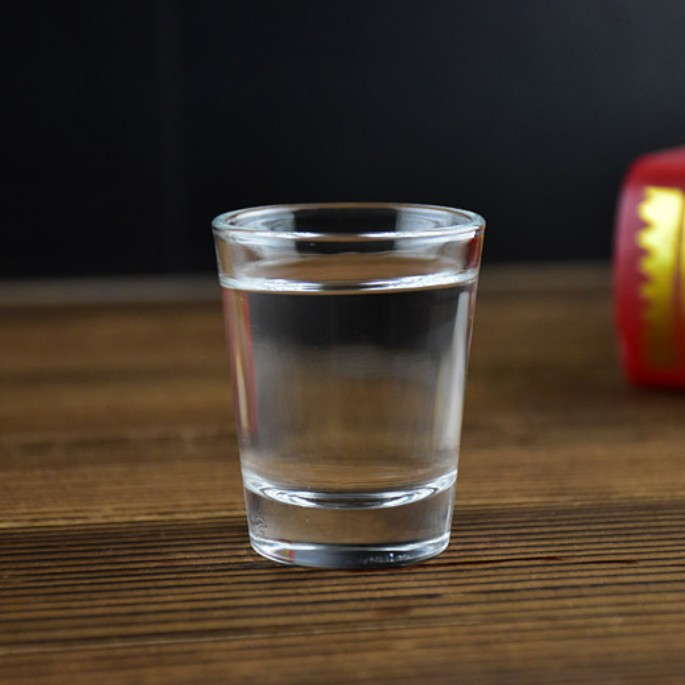 High quality high white glass soju cup glass wine cup