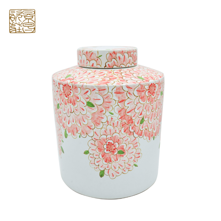 High quality home goods decorative ceramic storage jars large porcelain ginger jar