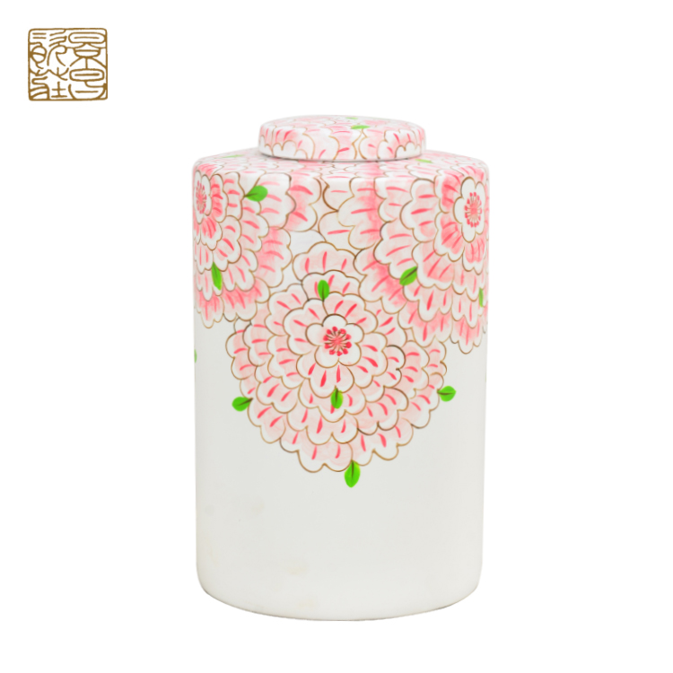 High quality home goods decorative ceramic storage jars large porcelain ginger jar