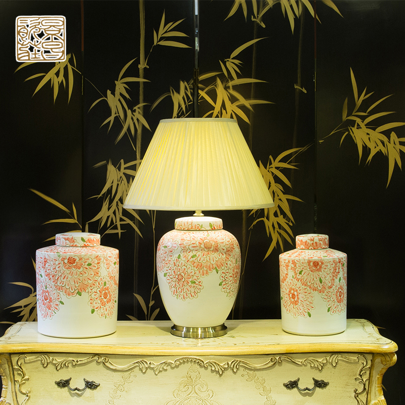 High quality home goods decorative ceramic storage jars large porcelain ginger jar