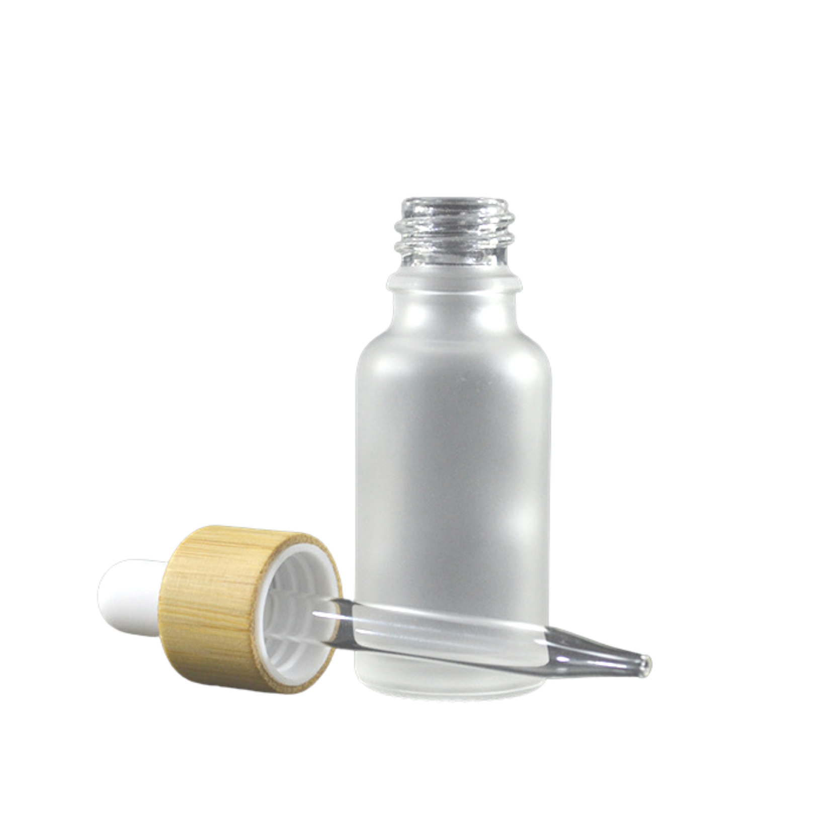 High quality hot sales10ml frosted eye dropper cosmetic Essential Oil Gold glass clear square bottles