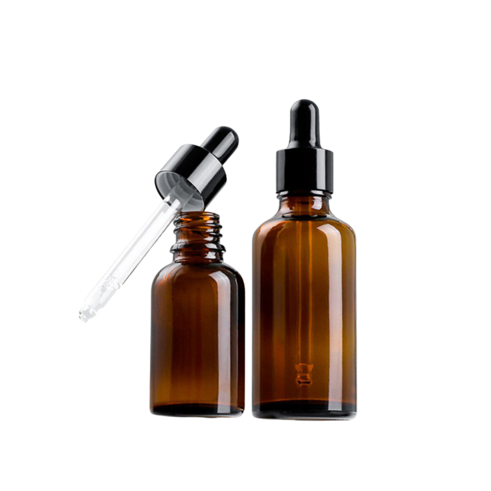 High quality hot sales10ml frosted eye dropper cosmetic Essential Oil Gold glass clear square bottles