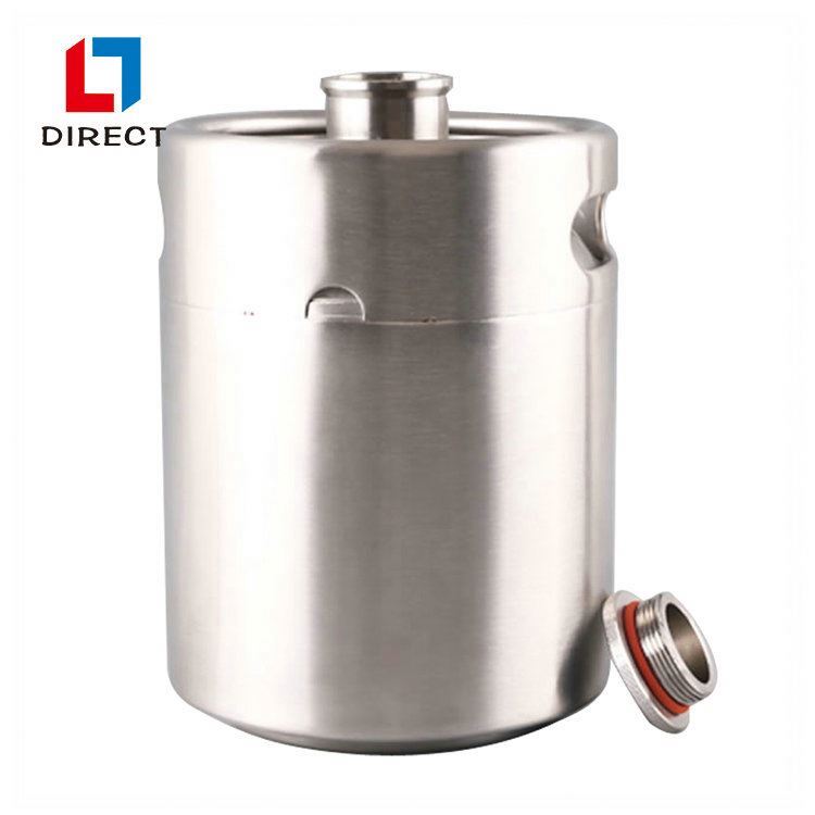 High quality latest design wine barrels stainless steel 2l keg beer growlers 64 oz