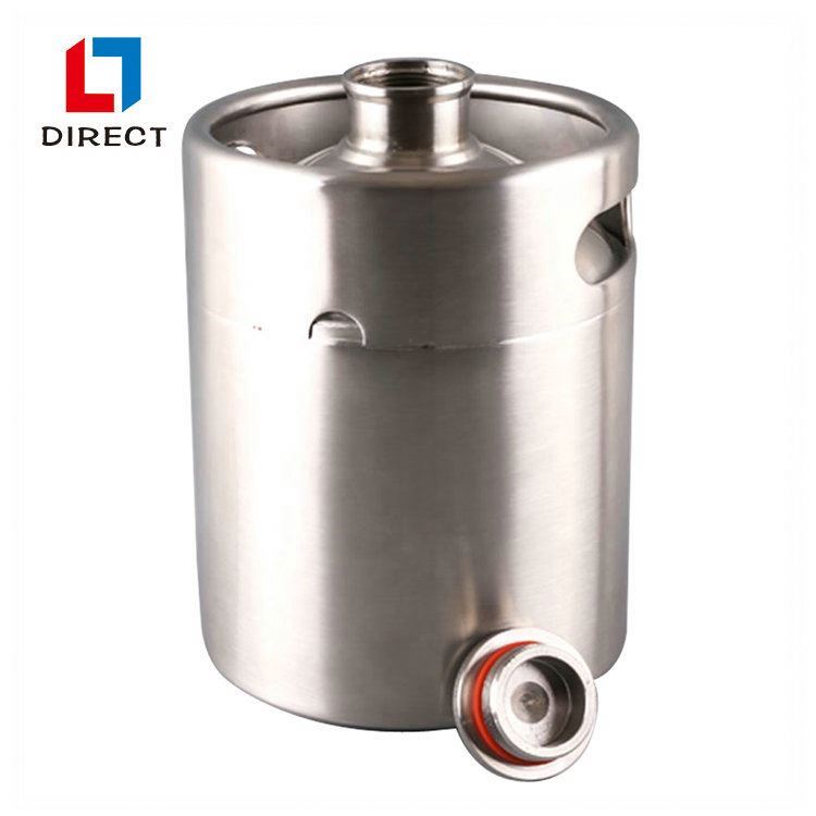 High quality latest design wine barrels stainless steel 2l keg beer growlers 64 oz