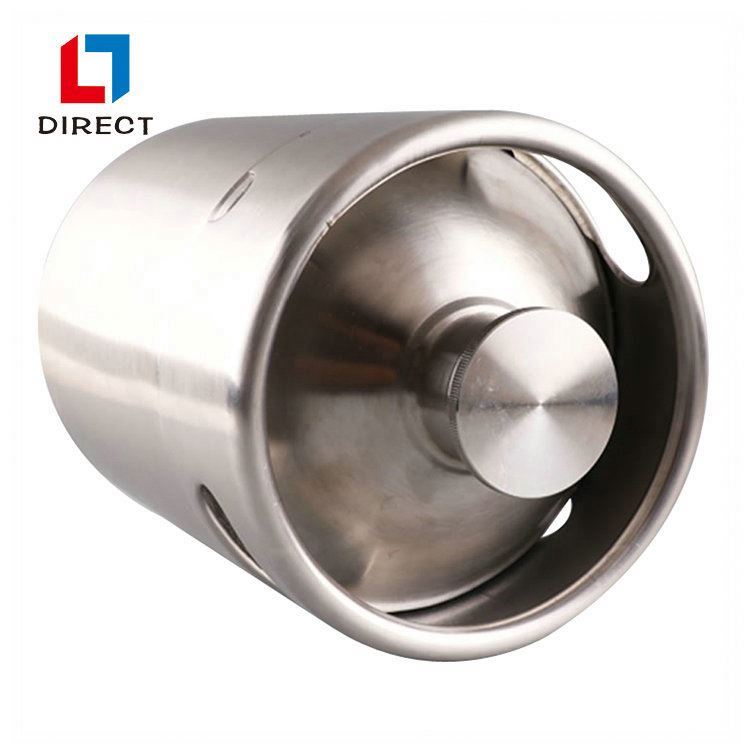 High quality latest design wine barrels stainless steel 2l keg beer growlers 64 oz