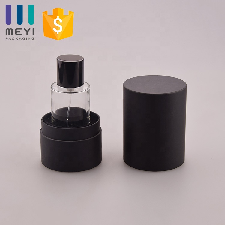 High quality luxury bottle perfume glass 50ml with magnetic perfume cap and manual box
