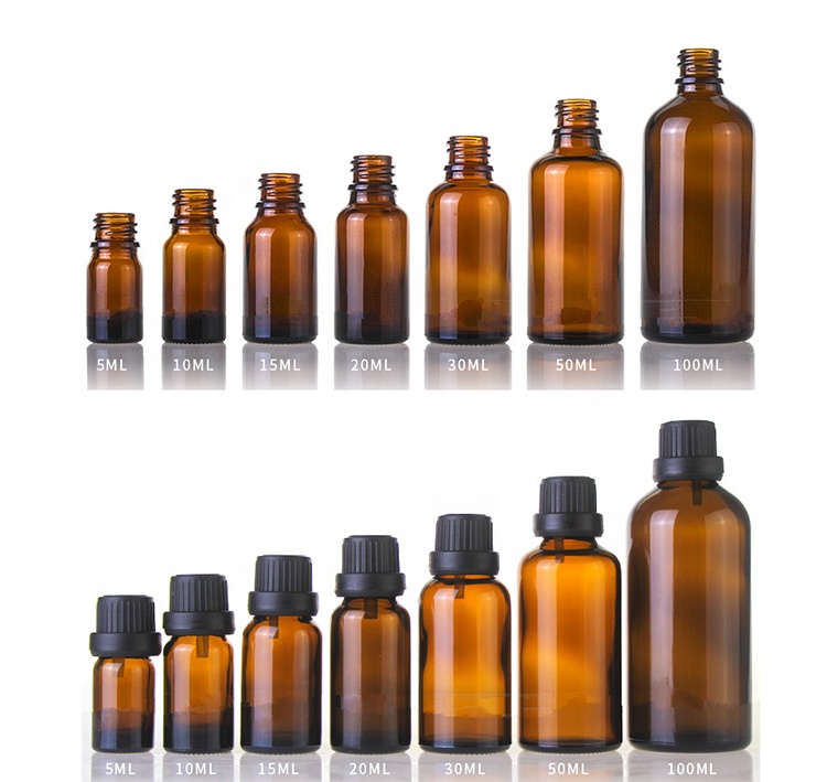 High quality luxury hot-selling 10 ml 30ml 50ml glass essential oil bottle