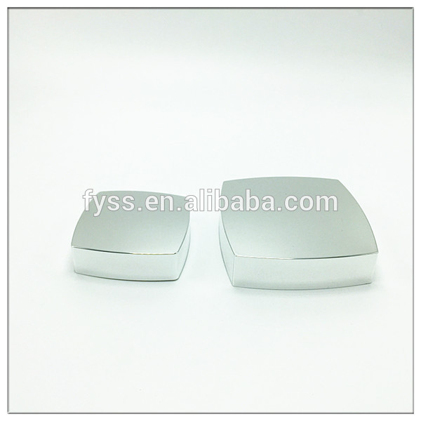 High quality luxury square glass jar cosmetic jar cream jar 25g