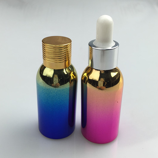 High quality metal vape eliquid cbd thc oil dropper luxury bottle 30ml