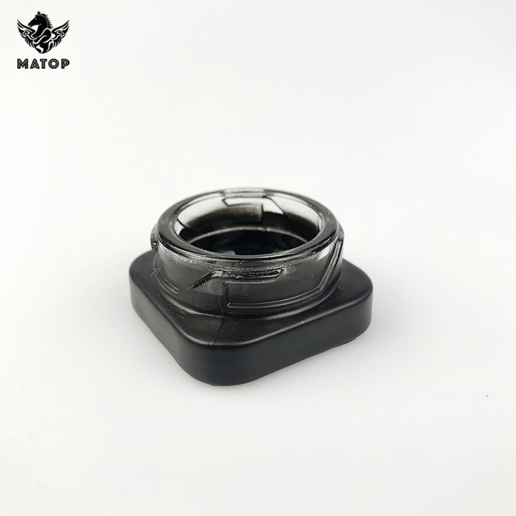 High quality mini cbd wax oil smell proof containers square concentrate jar