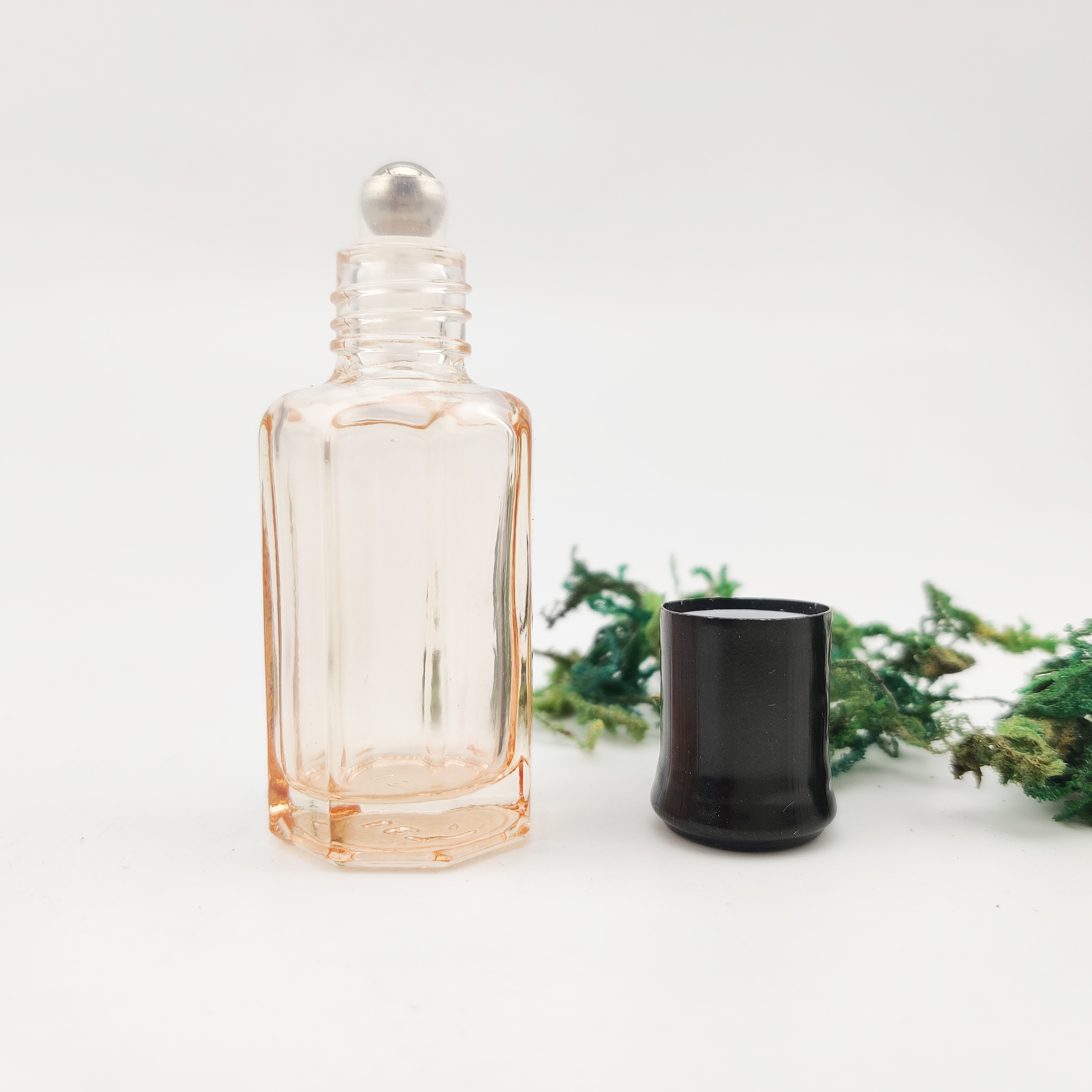 High quality multicolor glass bottle 3ml 6ml empty roll on bottle