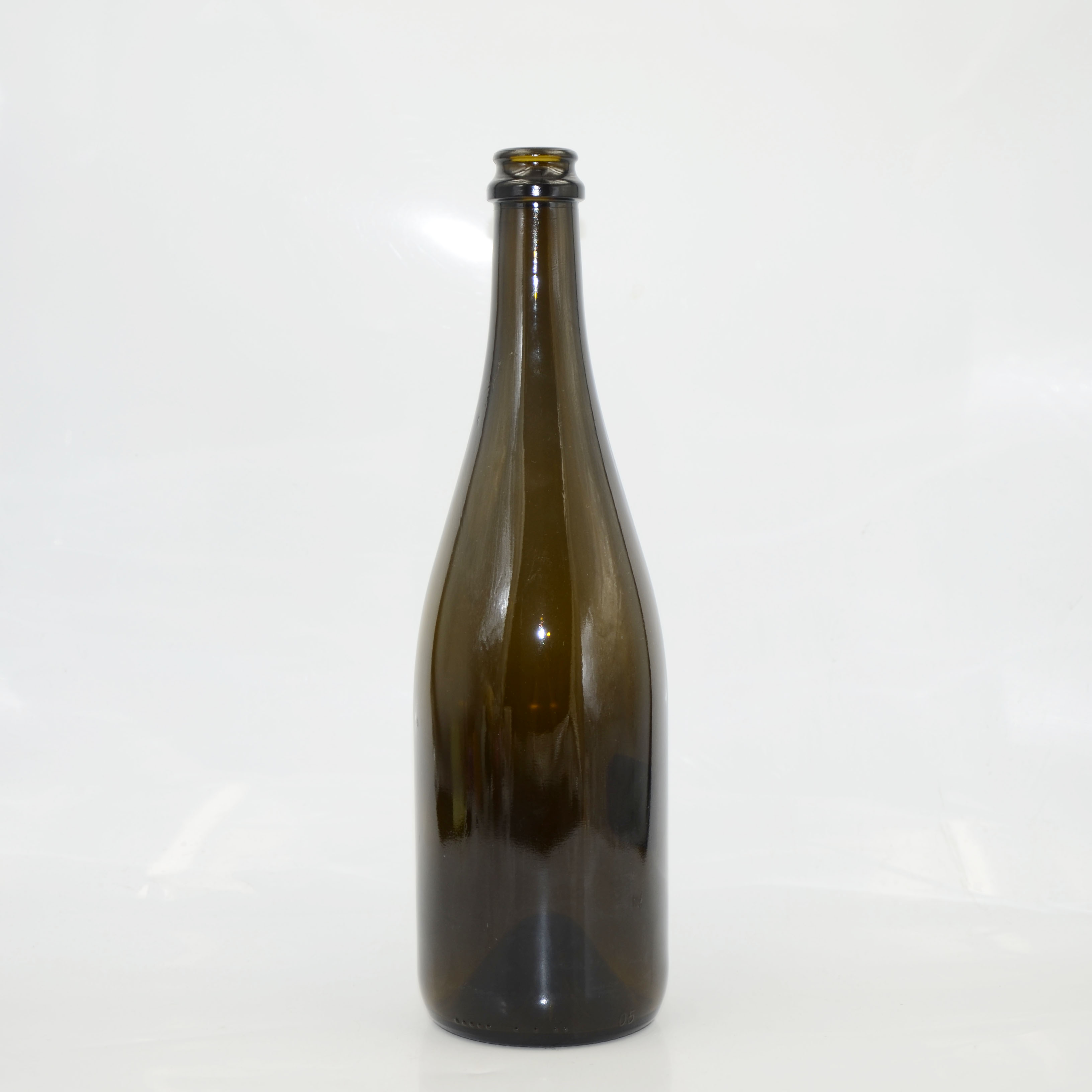 High quality olive green glass bottles beer bottle 750ml