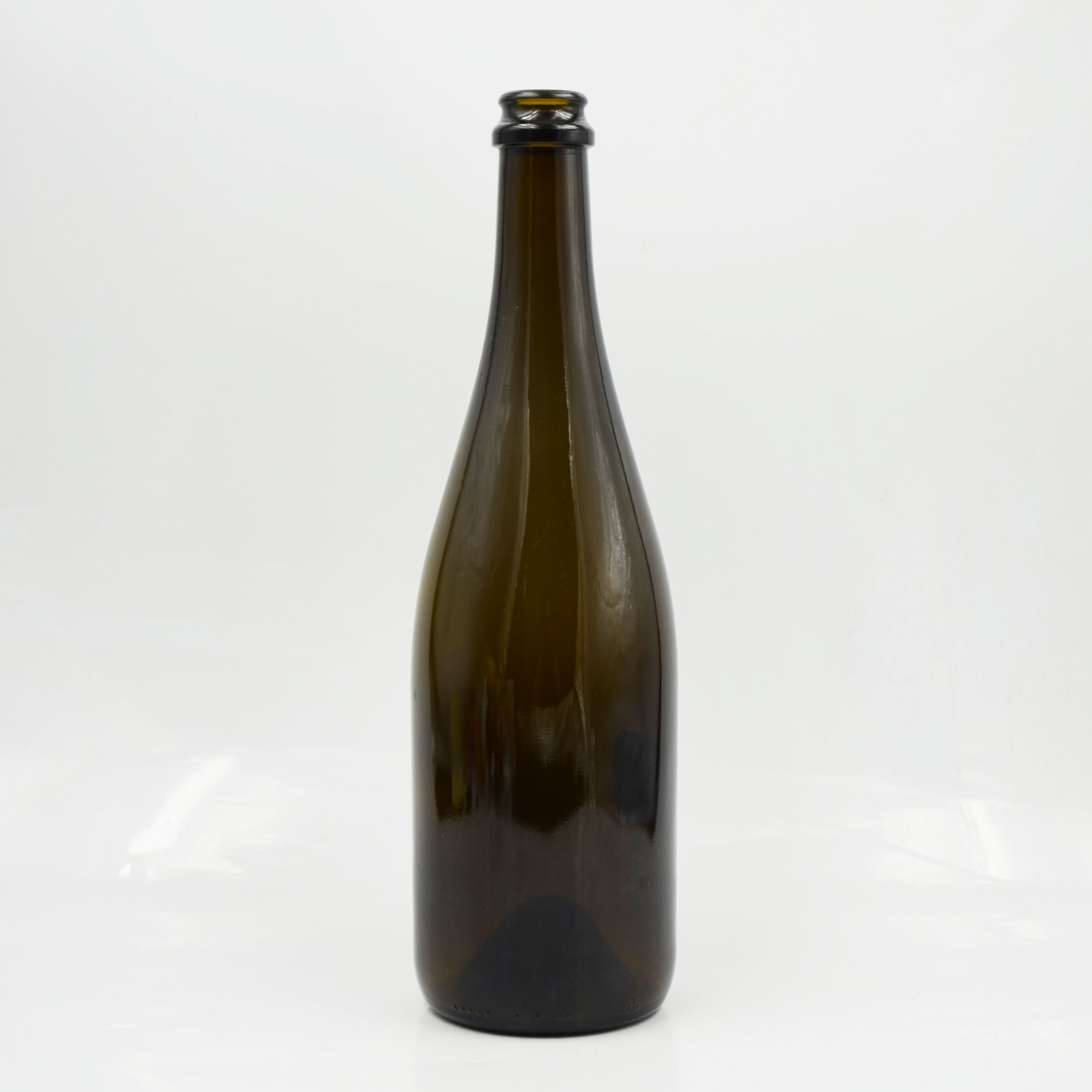 High quality olive green glass bottles beer bottle 750ml