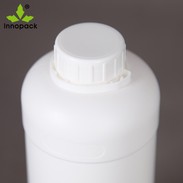 High quality plastic 1 litre bottle HDPE tamper proof bottle liquid fertilizer/pesticide plastic bottle
