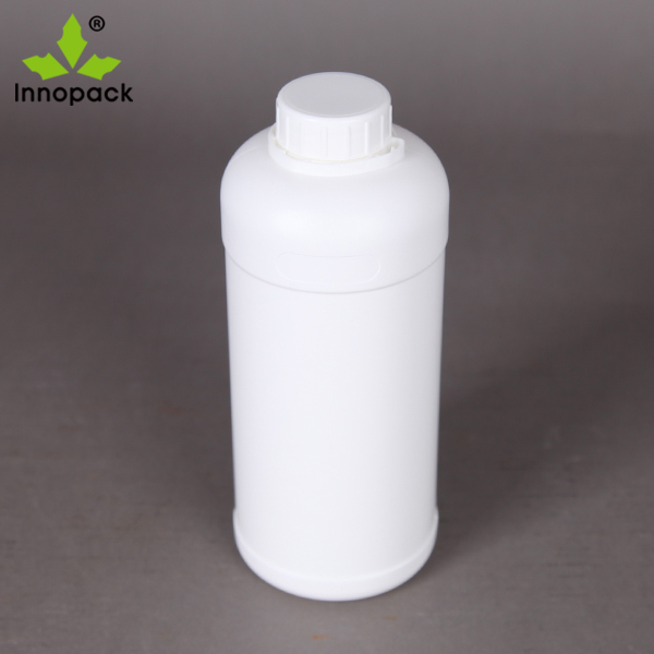 High quality plastic 1 litre bottle HDPE tamper proof bottle liquid fertilizer/pesticide plastic bottle