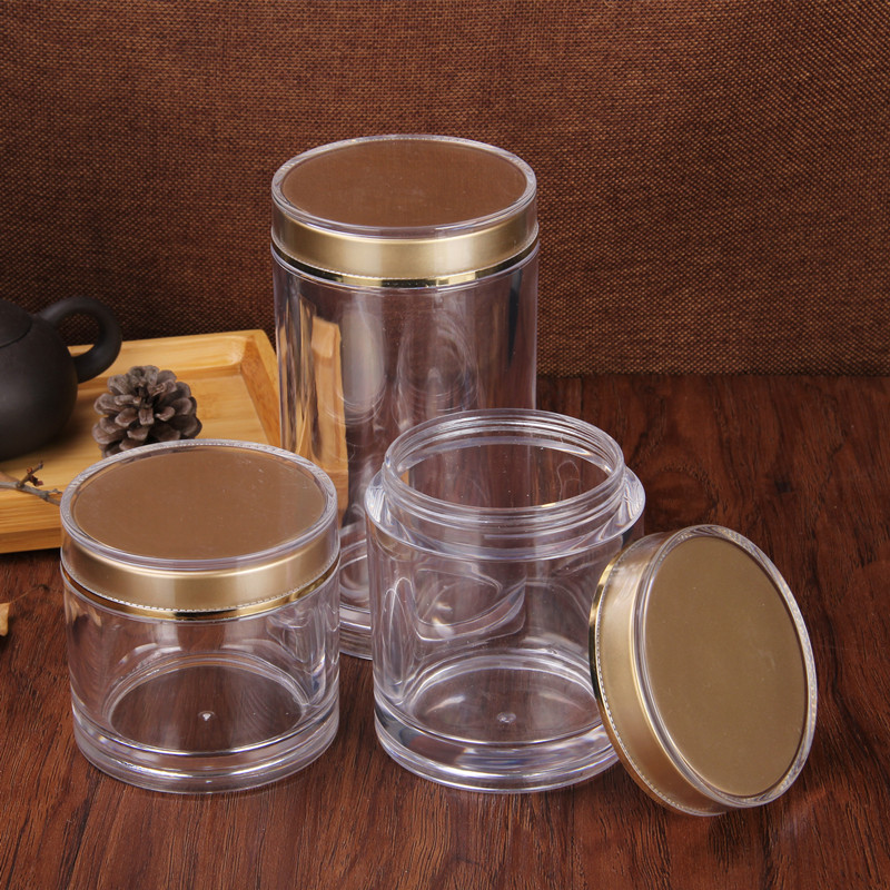 High quality plastic jar 100ml cosmetic cream container jar