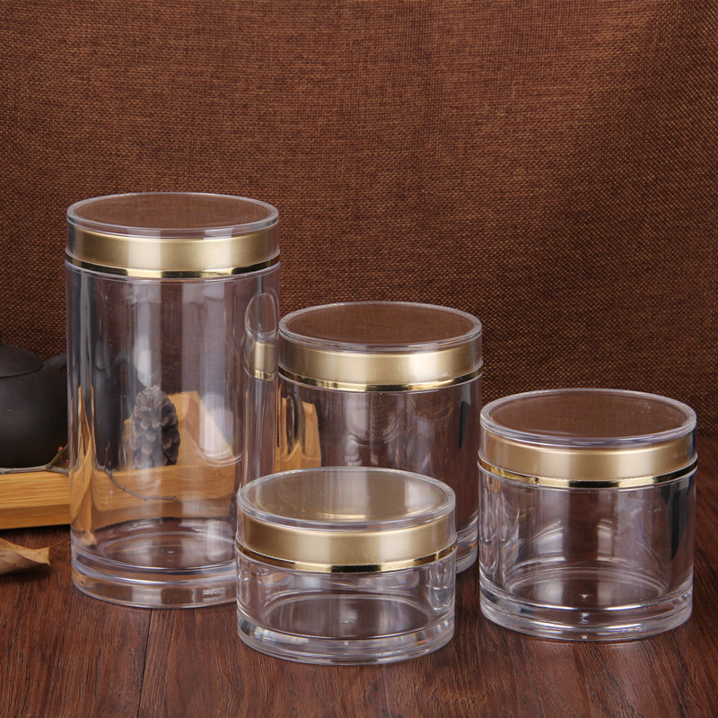 High quality plastic jar 100ml cosmetic cream container jar