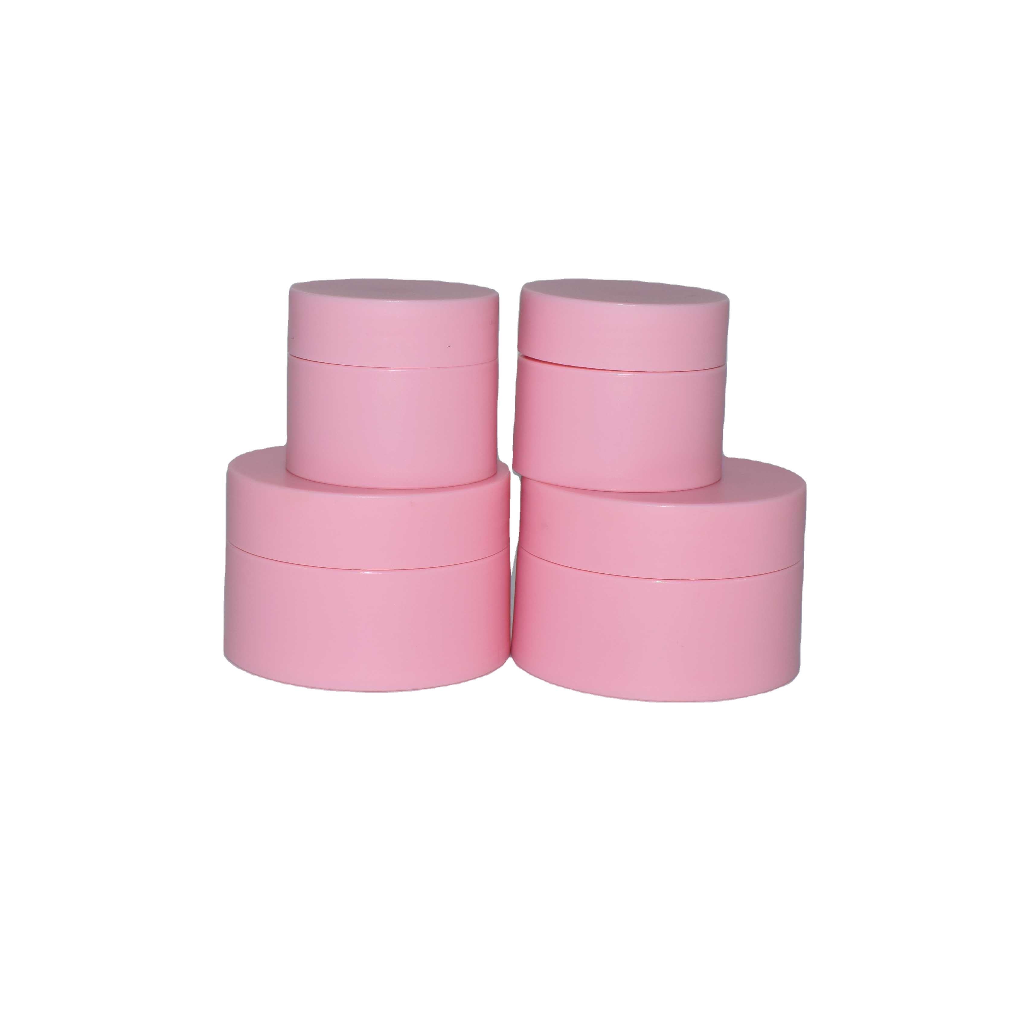 High quality plastic matte PP double wall cosmetic cream empty jar for skin care