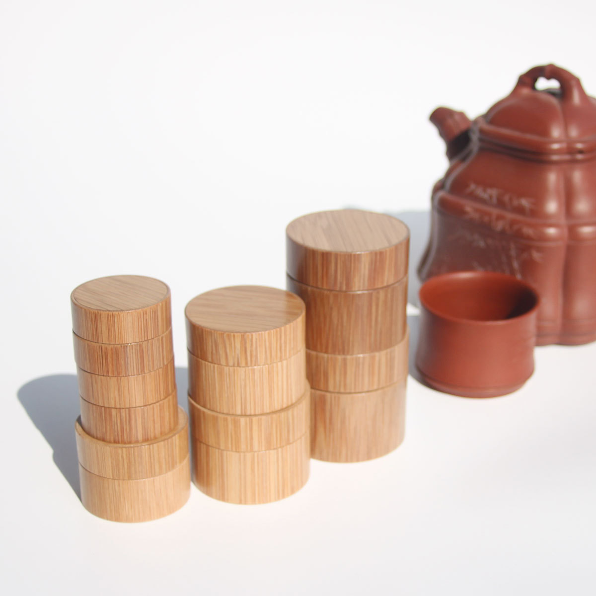 High quality portable easy to clean leak proof 10g bamboo cream jar for face cream