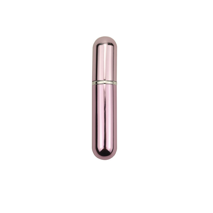 High quality promotion aluminium perfume bottle 5ml black colorful mini perfume atomizer 5g reused refill bottles for perfume