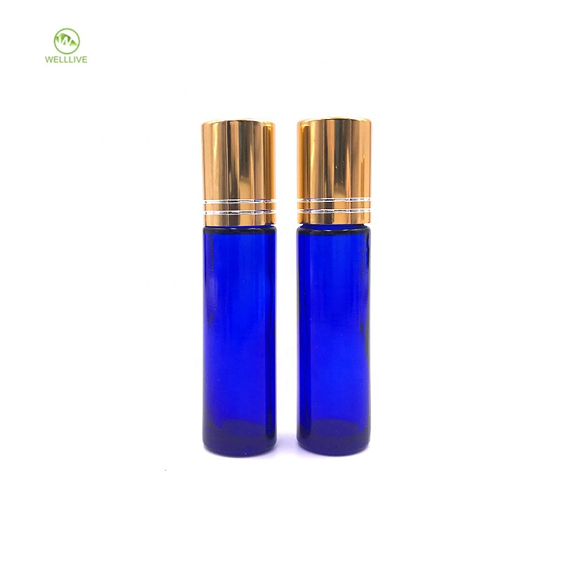 High quality roller Bottle 10ml Clear Essential Oil Glass Can Match Different Color Lids and Rollers bulk stock