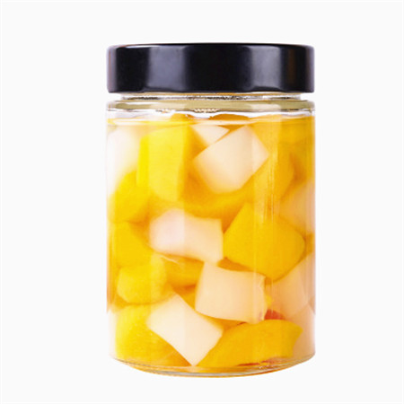 High quality  round food grade honey jar gold lid sealed glass storage jar