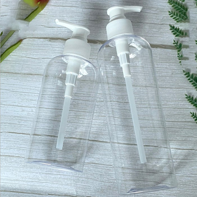 High quality shampoo empty plastic lotion bottles in stock 500 ml 750 ml