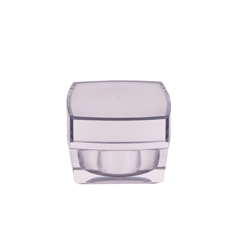 High quality skin care 30ml 50ml 60ml 2 oz 1oz 2oz double wall empty uv gel gold white round acrylic jar for cosmetic cream