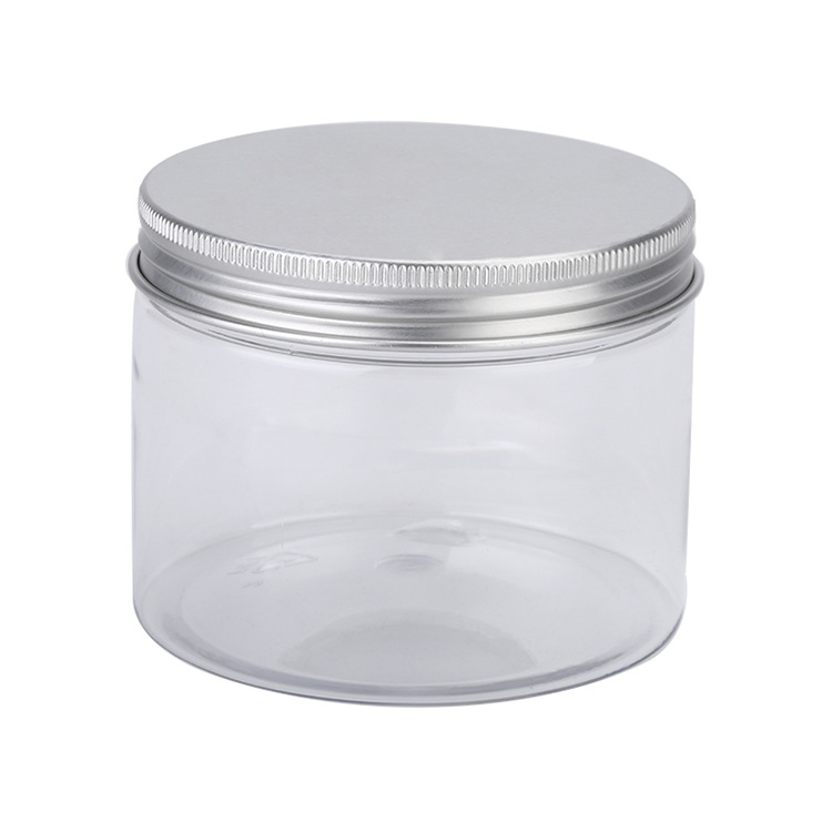 High quality transparent cosmetic container 350ml plastic jar