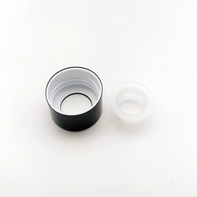 High quality transparent round square hexagon aromatherapy bottle glass jar with black plastic cap