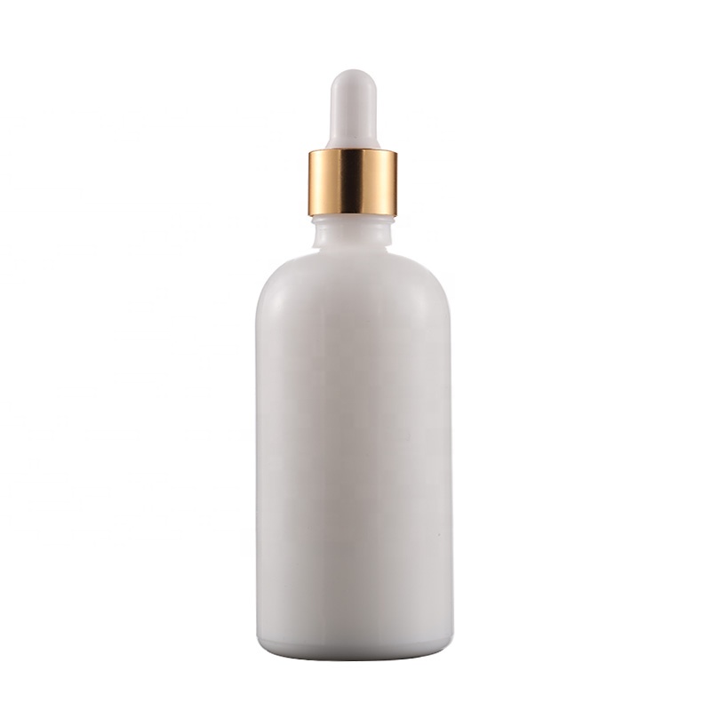 High quality white ceramic dropper bottle 10ml 20ml 30ml 50ml 100ml white ceramic bottle for essential oil