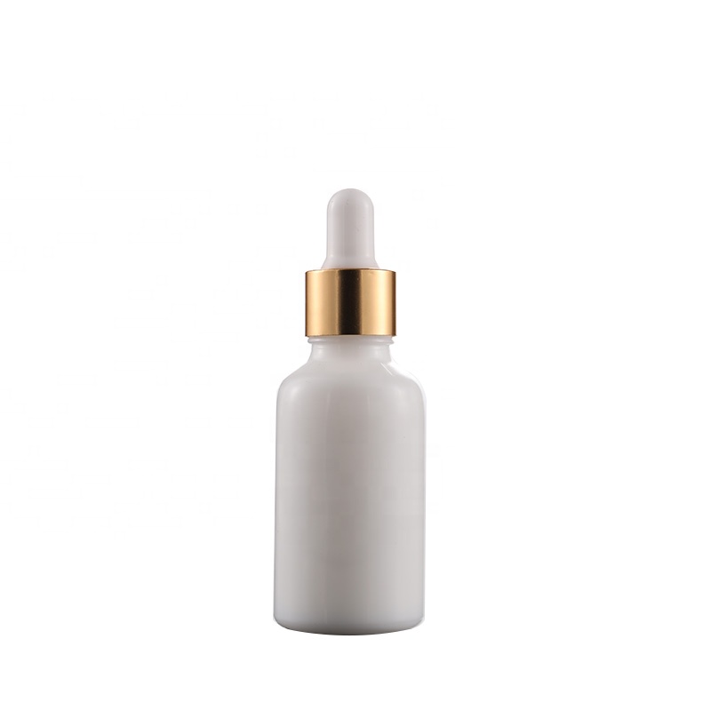 High quality white ceramic dropper bottle 10ml 20ml 30ml 50ml 100ml white ceramic bottle for essential oil