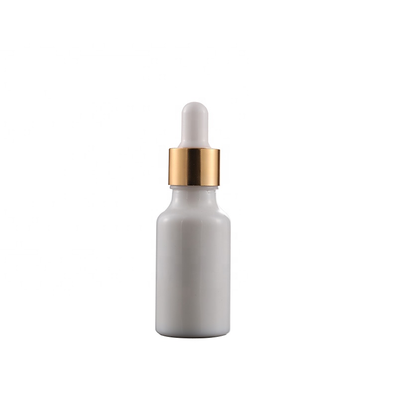 High quality white ceramic dropper bottle 10ml 20ml 30ml 50ml 100ml white ceramic bottle for essential oil