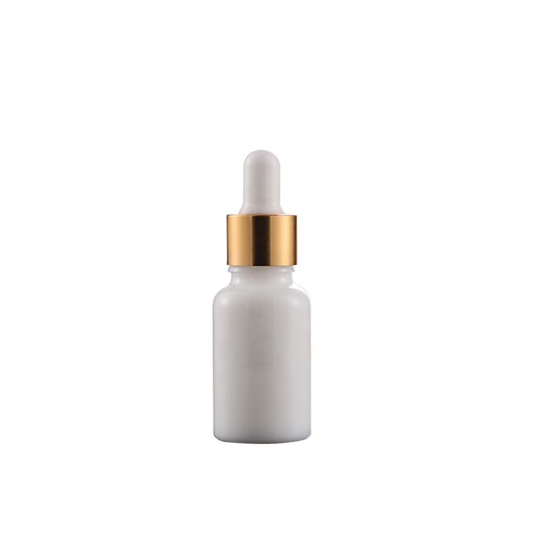 High quality white ceramic dropper bottle 10ml 20ml 30ml 50ml 100ml white ceramic bottle for essential oil