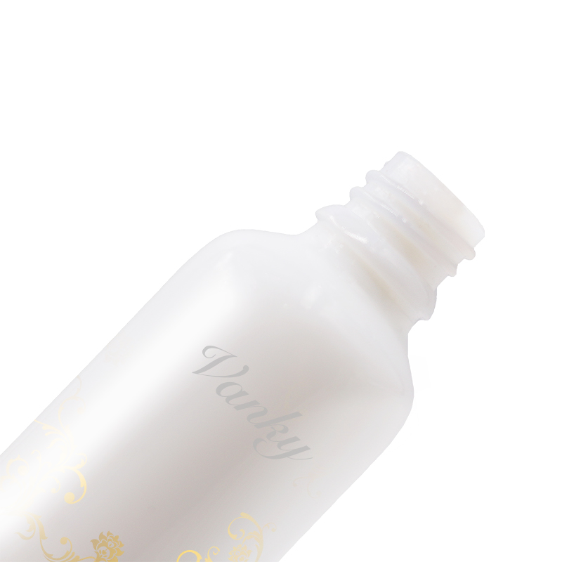 High quality white glass essential oil ceramic bottle for oil glass storage bottles and jars