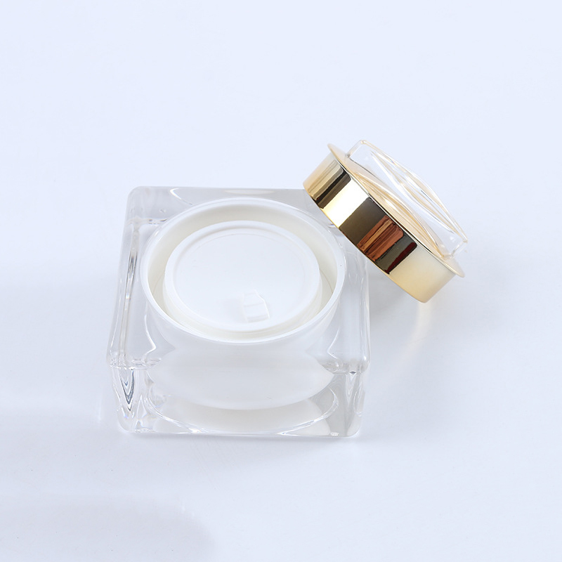 High quality wholesale 15g 30g 50g cosmetic jar glass, makeup jar container