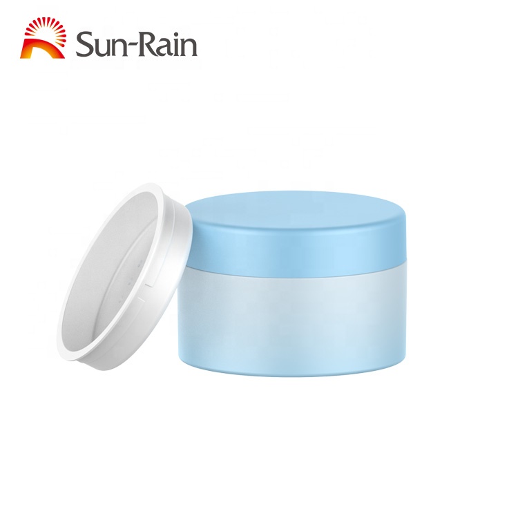 High quality wholesale luxury 50g cosmetic loose powder jar with sifter