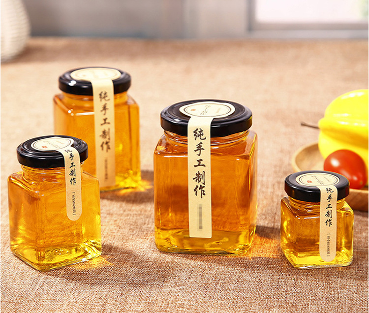 High quality wholesale storage bottle glass, empty storage jar
