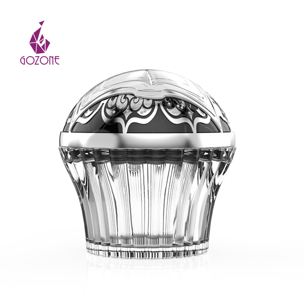 High quality wide mouth bottle set glass jar cosmetic for saffron