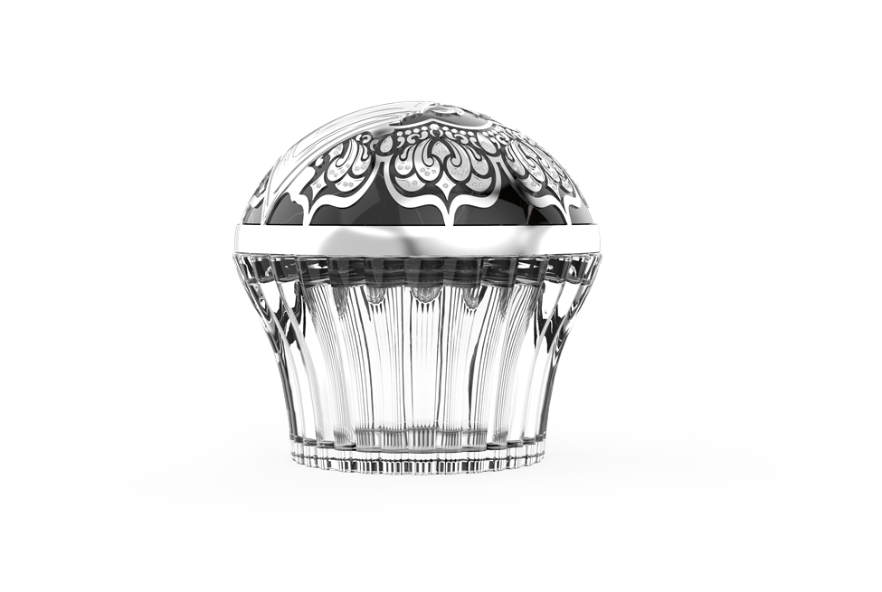 High quality wide mouth bottle set glass jar cosmetic for saffron