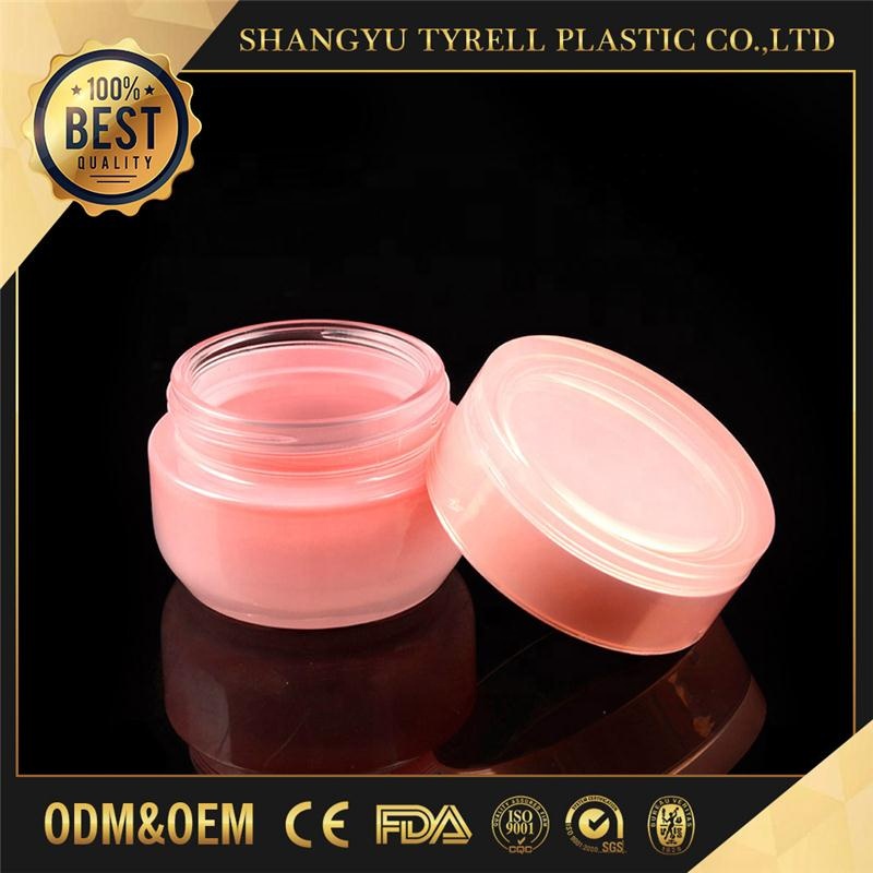 High quantity luxury glass cosmetic packaging lotion bottle and cream jar set