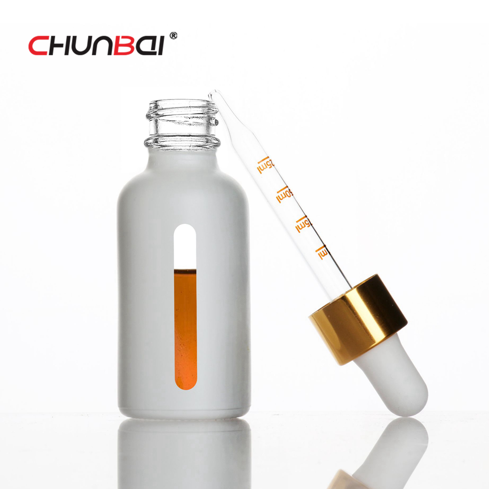 High qulity skincare packaging skylight emulsion glass bottle