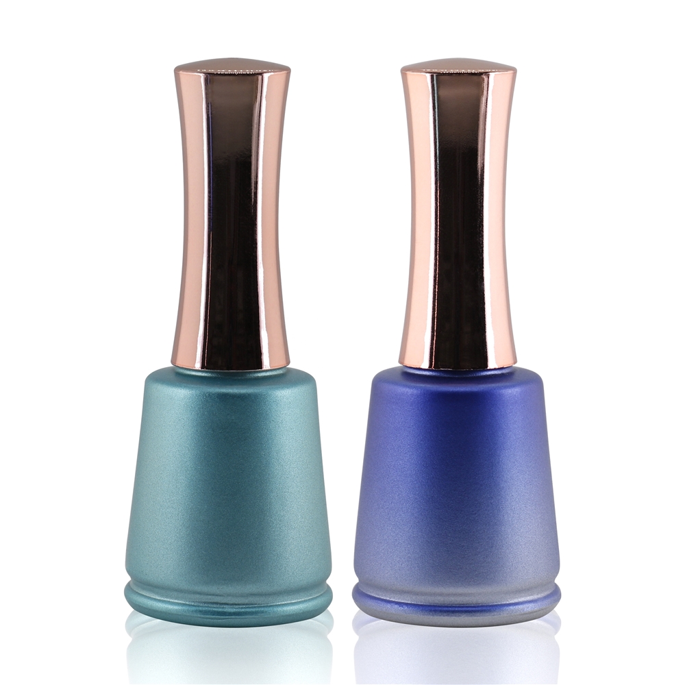 High repurchase rate painting color electroplating process support logo custom nice empty nail polish bottle glass