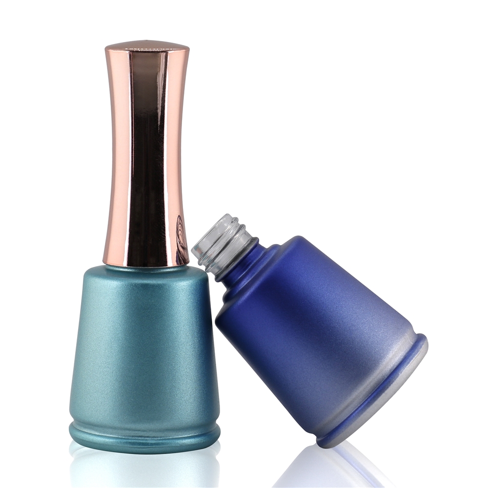 High repurchase rate painting color electroplating process support logo custom nice empty nail polish bottle glass